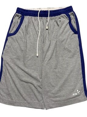 Vintage 90s Fitz Elongated Sportswear Grey Athletic Sweat Shorts Size L
